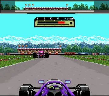 Nakajima Satoru Kanshuu - Super F-1 Hero (Japan) screen shot game playing